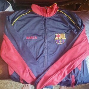 FC Barcelona Barca Official Full Zip Track Warm Up Jacket XL